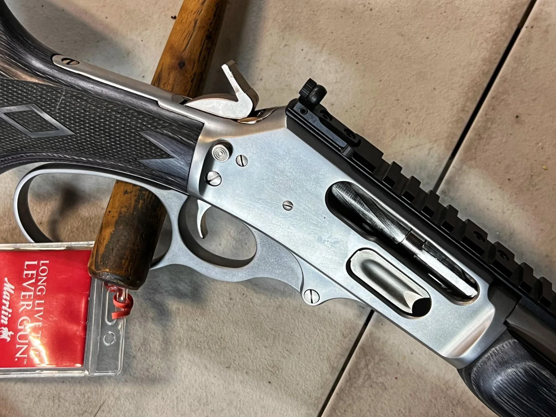 MARLIN 1895 13” SCOUT RAIL W/Peep - Image 3
