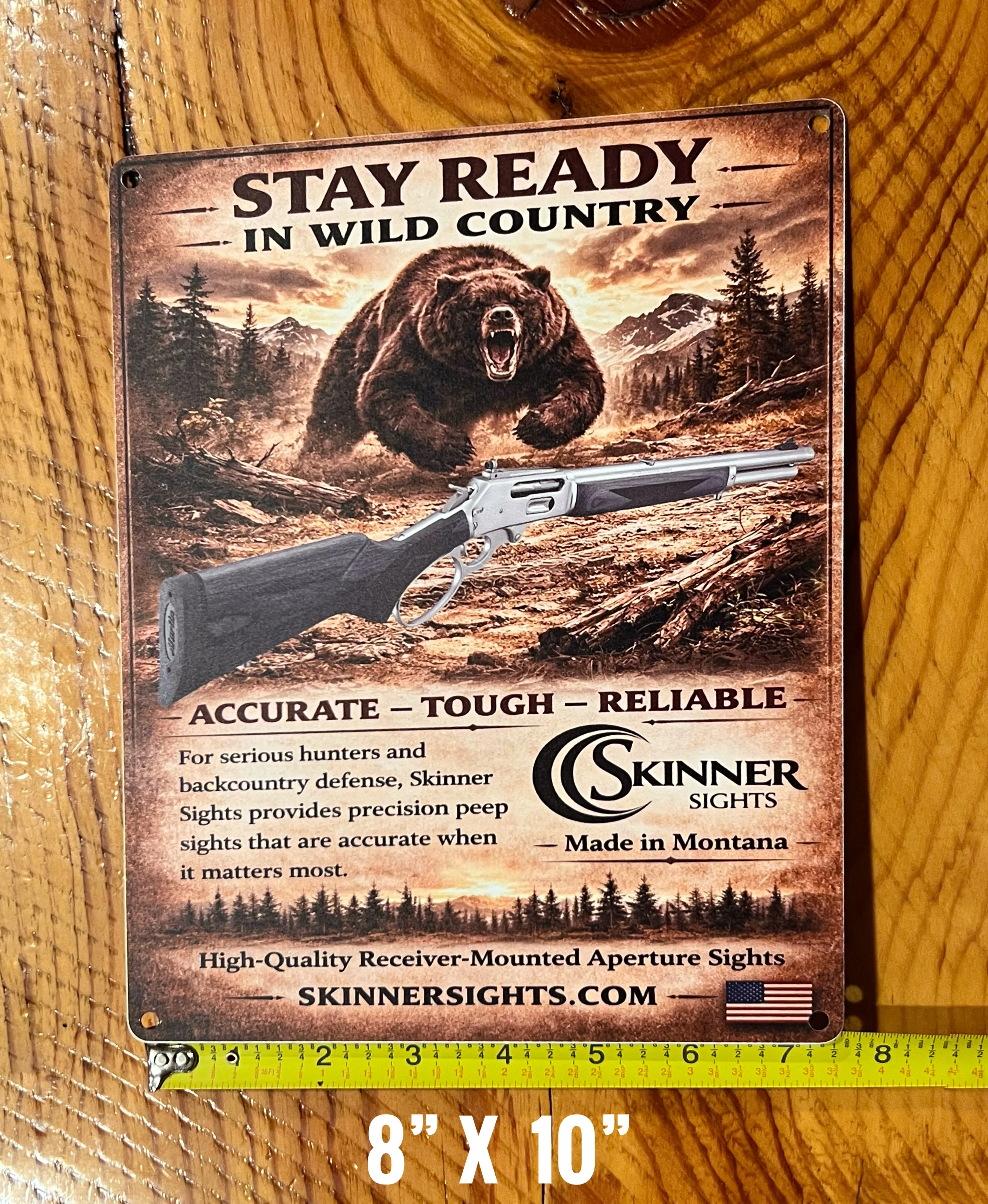 Charging Bear Sign - Image 4